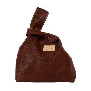 Genuine Leather Wrist Pouch Bag. Made in USA